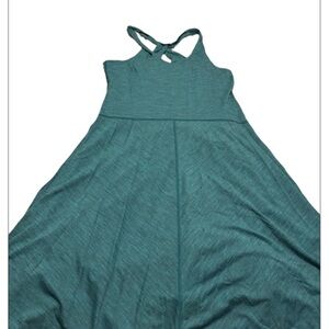 Ibex Teal Sleeveless Maxi Dress